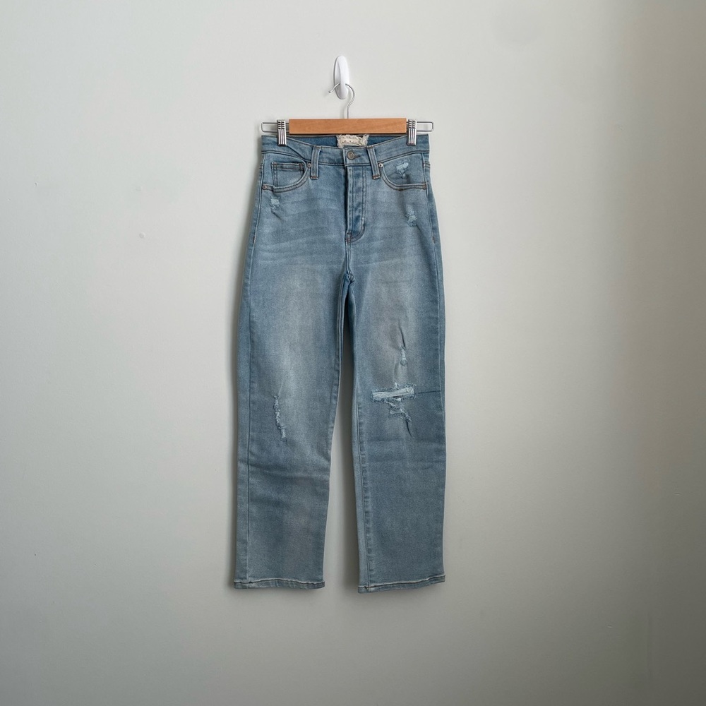 Altar'd State Light Blue Straight Leg Jeans